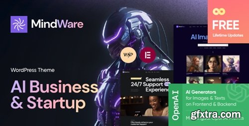 Themeforest - MindWare - AI Startup, AI App & Machine Learning WordPress Theme 53824946 v2.0