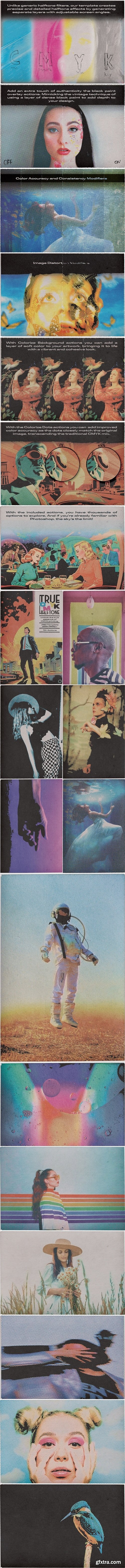 CreativeMarket - True Cmyk Halftone