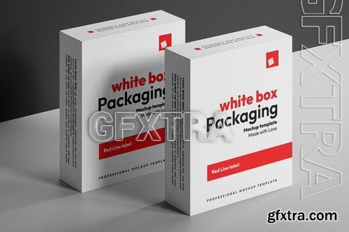 Two Rectangle Boxes Mockup X7MLMMP