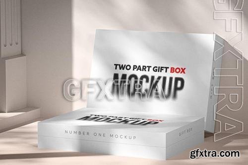 Two Package Boxes Mockup 372JAXD