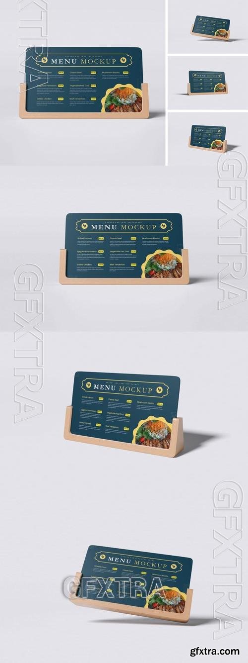 Menu Mockup 5VVQMXJ