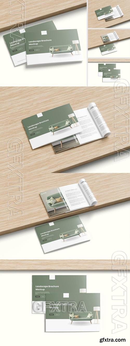 Landscape Brochure Mockup V2ZD9SY Landscape Brochure Mockup V2ZD9SY