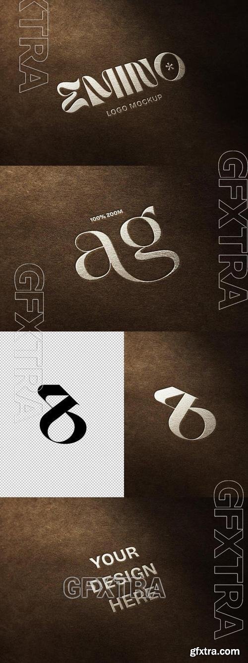 Paper Foil Logo Mockup EB3CGQH