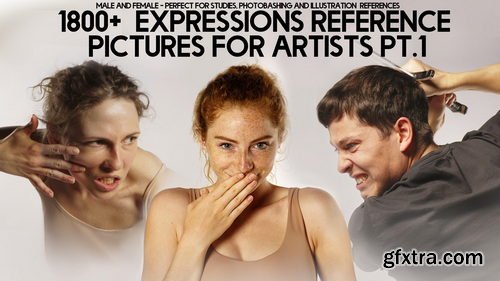 Artstation - 1800+ Expressions Reference Pack for artists