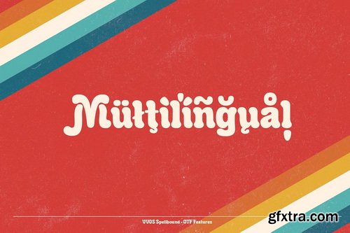 CreativeMarket - VVDS Spellbound Groovy Display Font