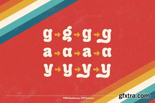 CreativeMarket - VVDS Spellbound Groovy Display Font