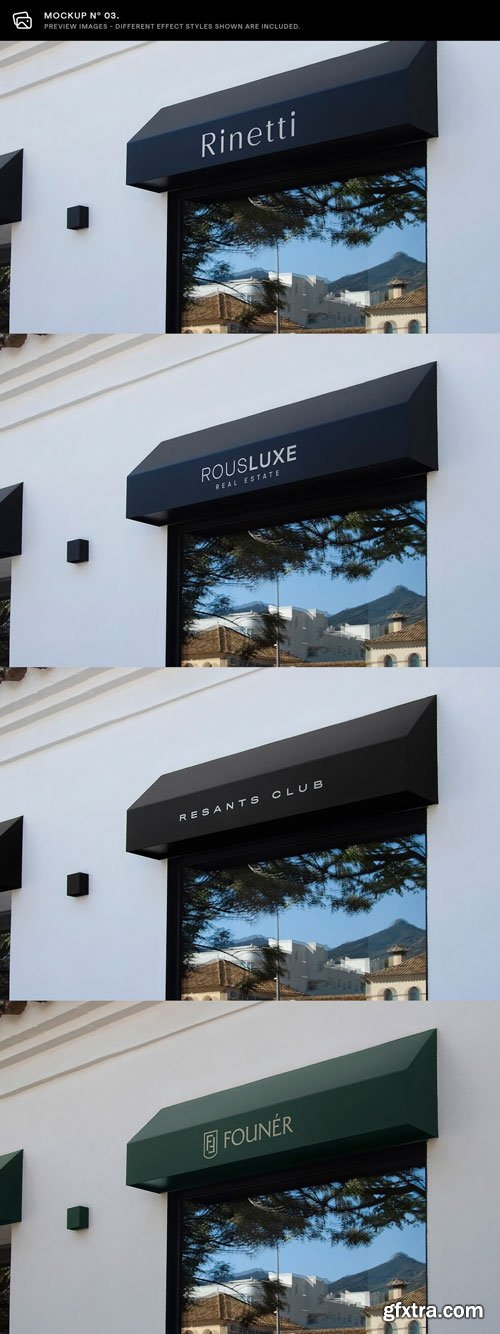 Asylab - 30 Signs &amp; Facade Logo Mockups - V4