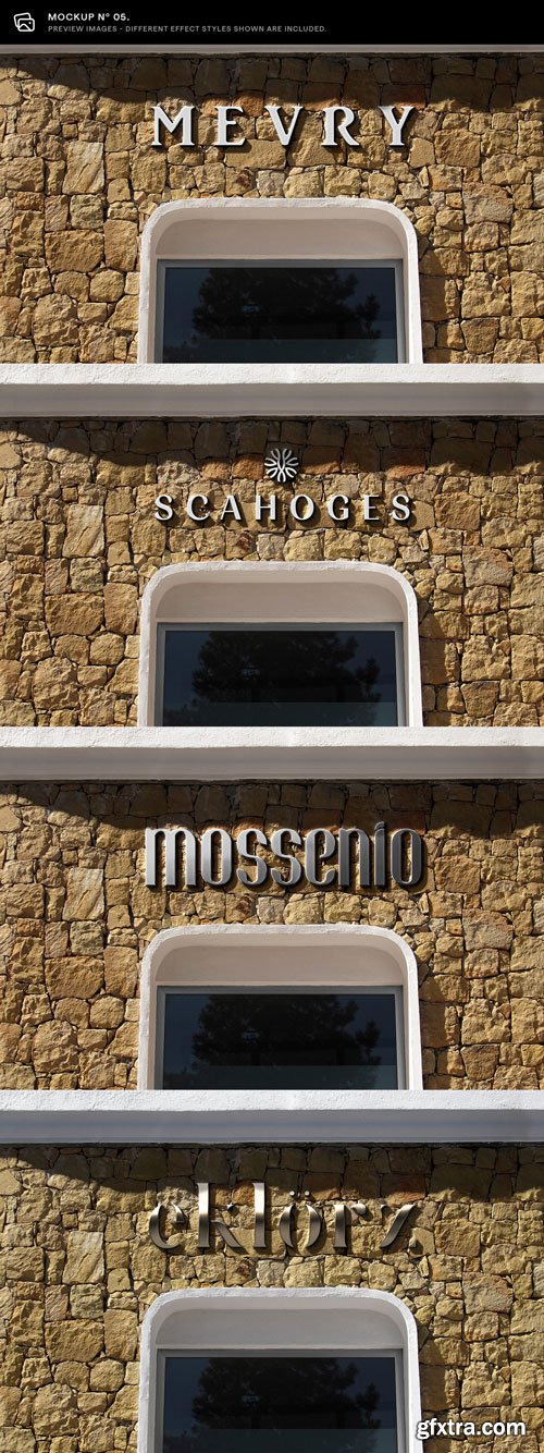 Asylab - 30 Signs &amp; Facade Logo Mockups - V4