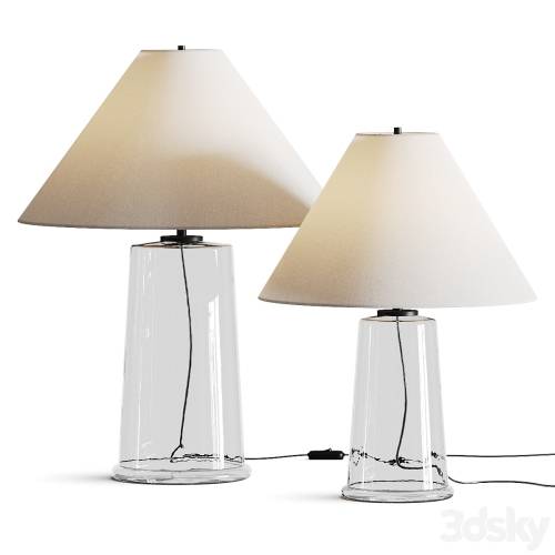 '3dsky Pro - Pottery Barn Avalon Recycled Glass Table Lamp' '3dsky Pro - Pottery Barn Avalon Recycled Glass Table Lamp'