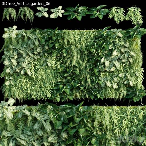 '3dsky Pro - Verticalgarden - Green wall 06'
