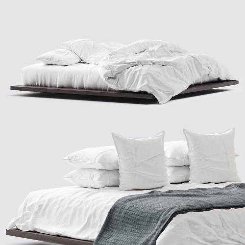 '3dsky Pro - White bed linen_5' '3dsky Pro - White bed linen_5'