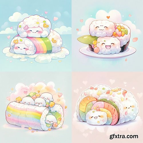 304 Midjourney Prompts for Cute Kawaii