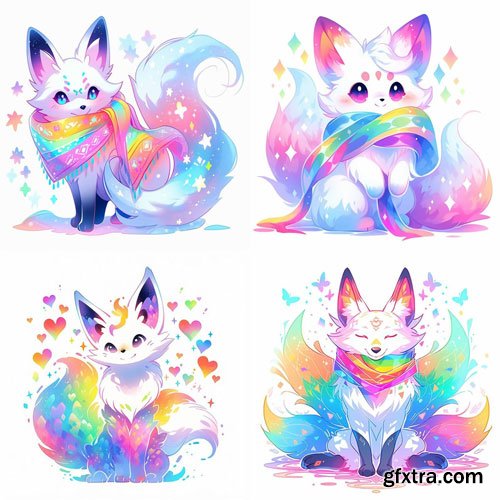 304 Midjourney Prompts for Cute Kawaii