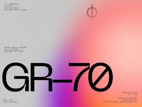 'GR-70 — 70 Stunning Radial Gradients'