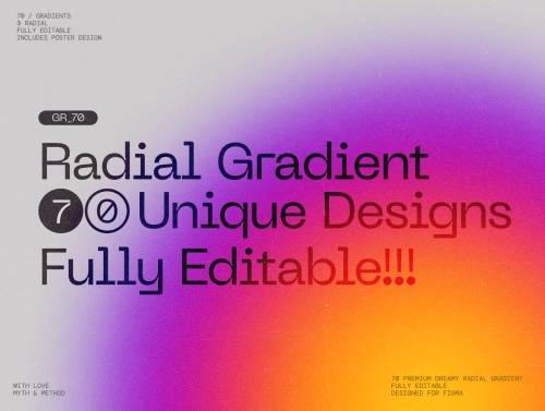 'GR-70 — 70 Stunning Radial Gradients'