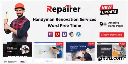 Themeforest - Repairer v3.0 - Handyman Services WordPress Theme 30132663