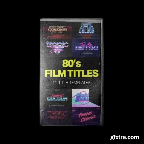 Tropic Colour - 80\'s RETRO FILM TITLES