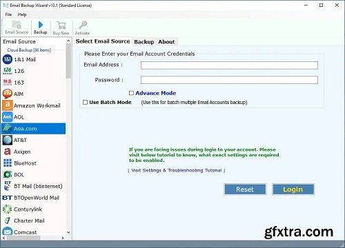 Email Backup Wizard Enterprise 16.6