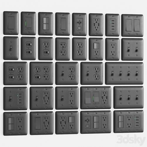 '3dsky Pro - Franklin stamped round US plates' '3dsky Pro - Franklin stamped round US plates'