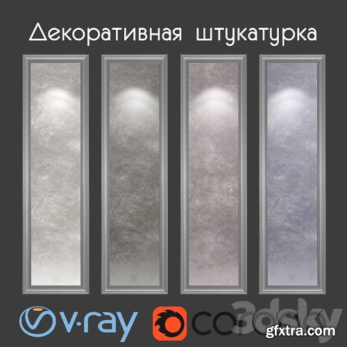 3dsky Pro - Decorative Plaster vol. 1 3d Models