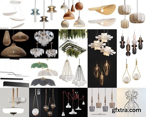 3dsky Pro - Pendant Light vol. 1 3d Models