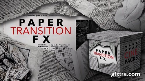 CinePacks - Paper Transition FX