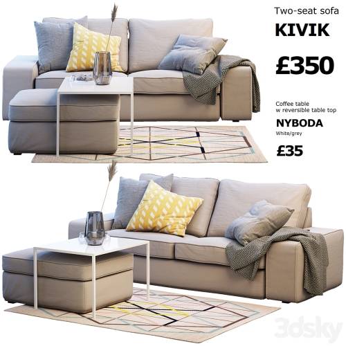 '3dsky Pro - Sofa Ikea Kivik 2'