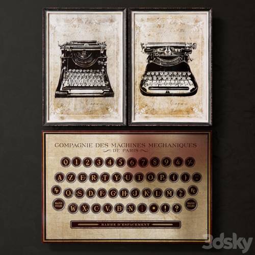 '3dsky Pro - Classic Typewriters'