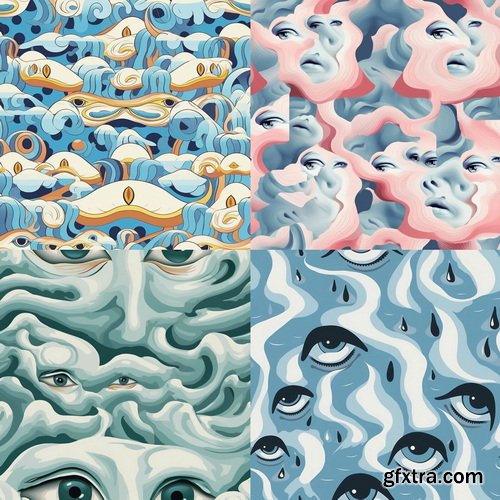 400 Midjourney Prompts for Patterns