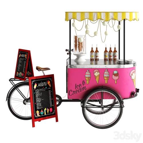 '3dsky Pro - Ice cream bike 2'