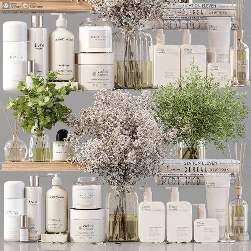 '3dsky Pro - Bathroom Decor Set 026'