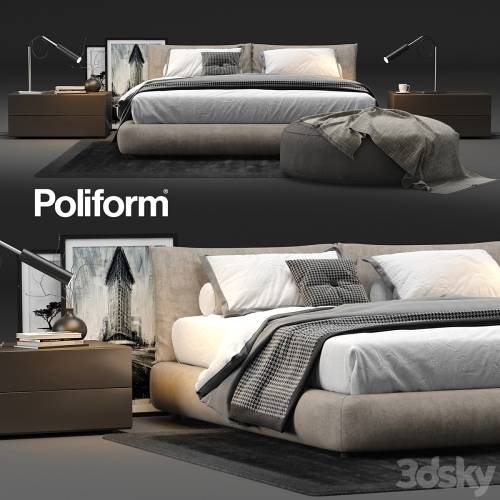 '3dsky Pro - Poliform Dream Bed 2' '3dsky Pro - Poliform Dream Bed 2'