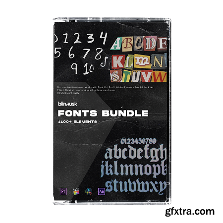 Blindusk - FONTS BUNDLE