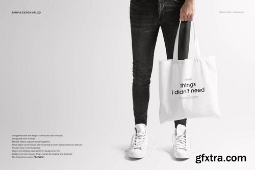 Creatsy - Tote Bag Mockup Set (v.4)
