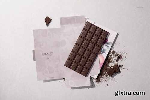 Creatsy - Chocolate Bar Packaging Mockup Set v.2