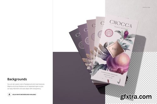 Creatsy - Chocolate Bar Packaging Mockup Set v.2