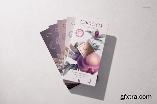 Creatsy - Chocolate Bar Packaging Mockup Set v.2