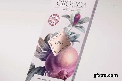 Creatsy - Chocolate Bar Packaging Mockup Set v.2