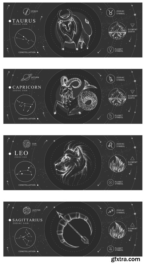 Astrology - Zodiacs #2, 26xAI