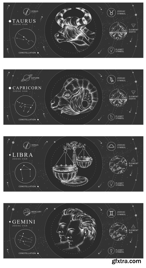 Astrology - Zodiacs #2, 26xAI