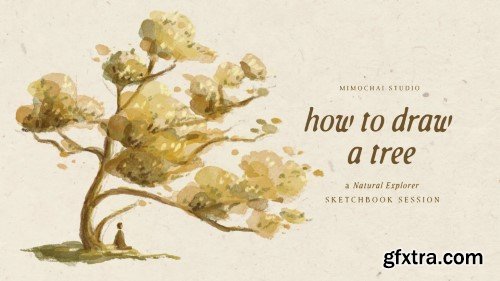 Skillshare - Sketchbook Explorer: How to Draw a Tree | Digital Procreate & Watercolor Painting Tutorial