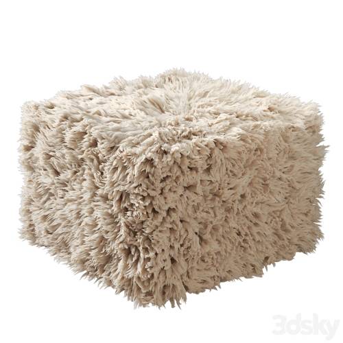 '3dsky Pro - Wool pouf, Carito'