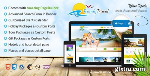 Themeforest - Trendy Travel WordPress 8414684 v6.1
