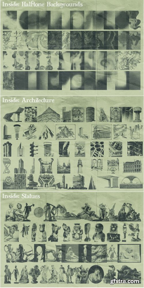 Creativemarket - 1350+ True Halftone Collection - 6826369