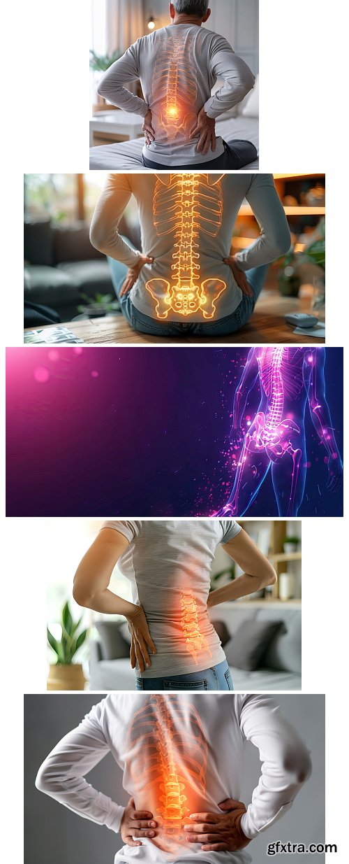 Herniated Disc Set 37xJPG, 10xAI &amp; 1xINDT