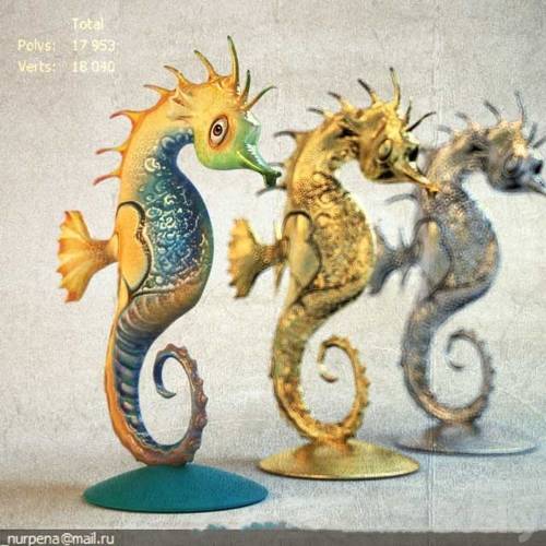 '3dsky Pro - Sea horse'