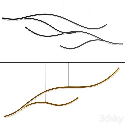 '3dsky Pro - Minimalist Luxe Chandelier 09'
