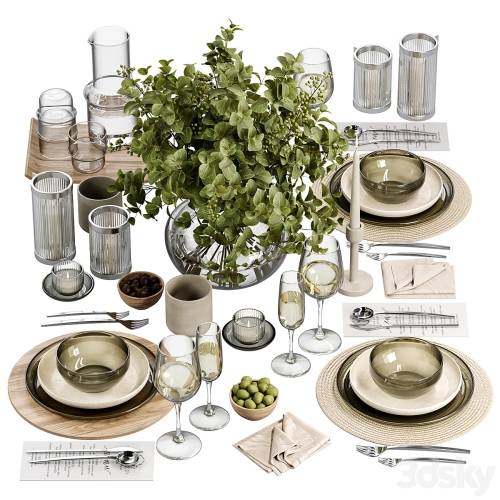 '3dsky Pro - Tableware B016'