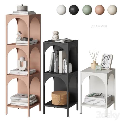 '3dsky Pro - Drammen shelving Divan.ru'