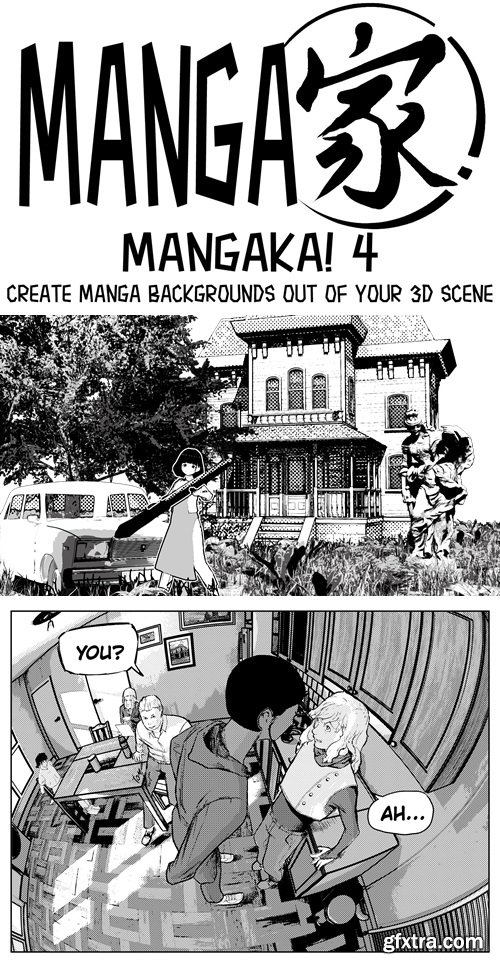 Mangaka! v4.0 | Hand-Drawn Like Renders for with Blender 4.1